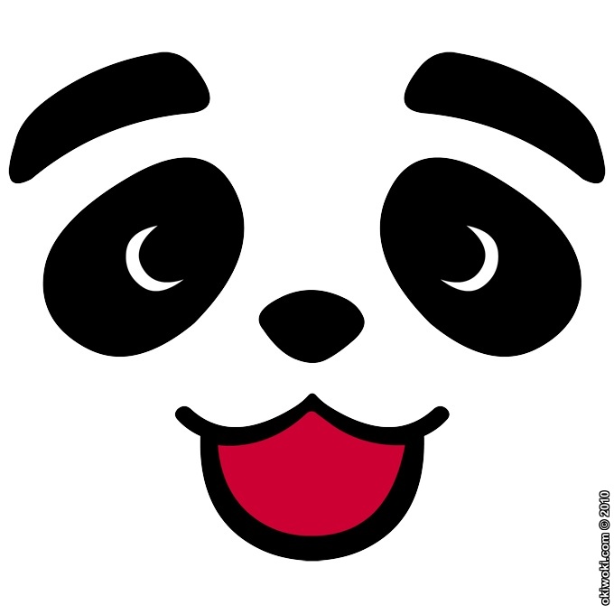Stickers D co Panda  Panda  Panda 