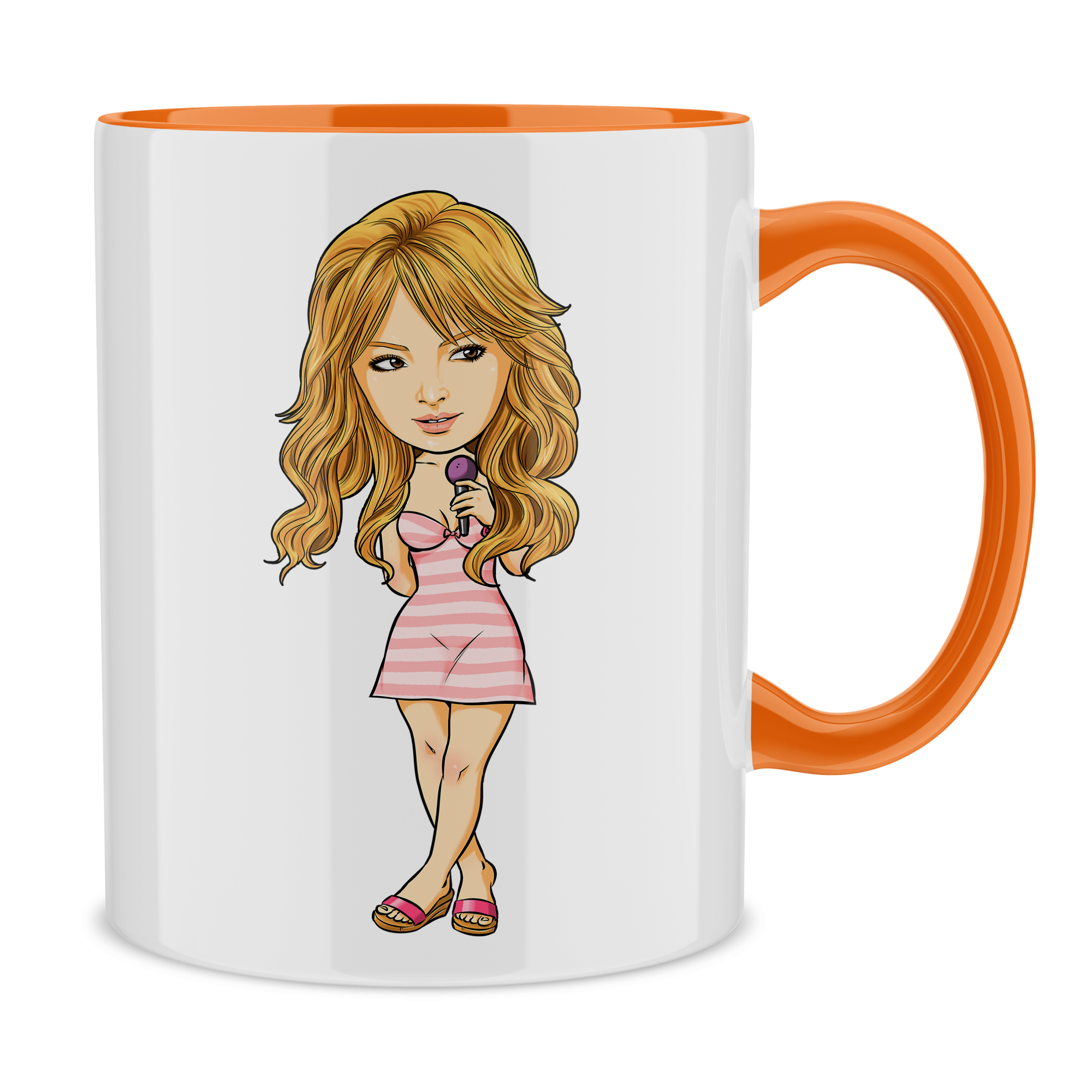 Mug Avec Anse Et Interieur De Couleur Parodie Caricature De Stars Caricature Stars Ayumi Hamazaki Caricature Sd Manga Stars Vol 2 Mug De Qualite Superieure Imprime En France