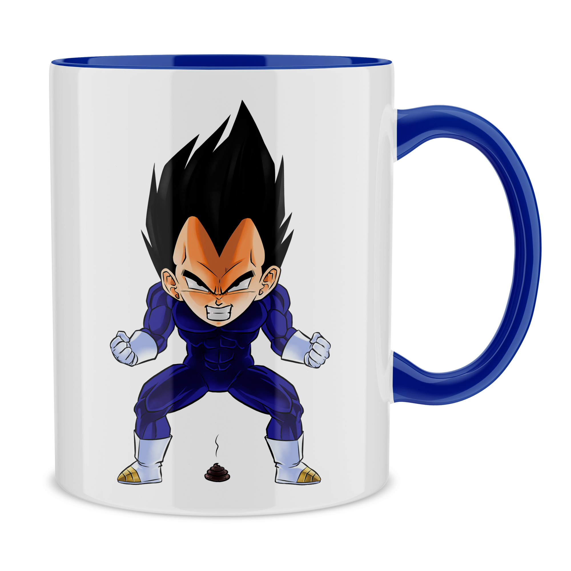 Tazza Con Maniglia E Interno Colorato Parodia Dragon Ball Z Dbz Vegeta Tazza Di Qualita Premium Stampata In Francia Rif 69