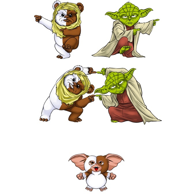 Baby Yoda and Gizmo - Yoda Best Mug