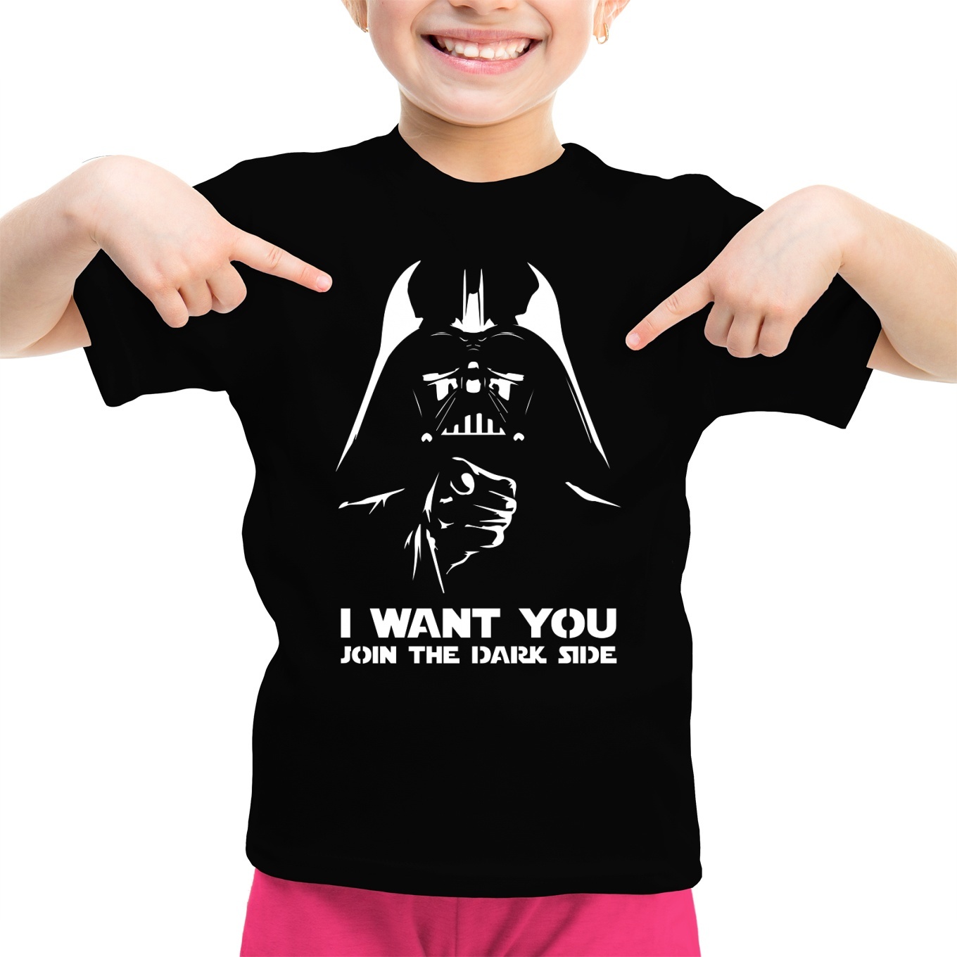 Mediaan Doe mijn best Blij Star Wars Parody Black Girls Kids T-shirt - Darth Vader and Uncle Sam  (Funny Star Wars Parody - High Quality T-shirt - Size 803 - Ref : 803)