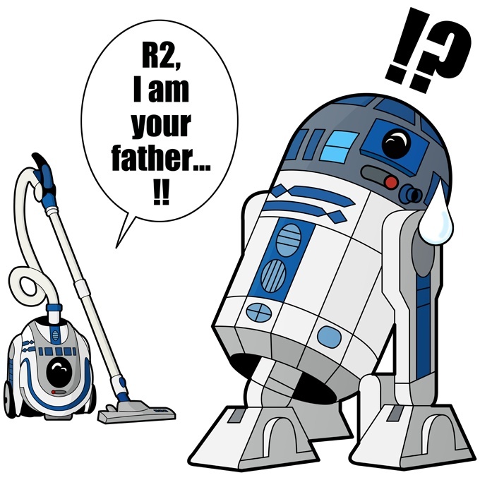Star Wars Lustiges Jungen Wars 382]) signiert - R2-D2 T-Shirt in Ref Kinder OKIWOKI (Star - Hochwertiges T-shirt - 382 Größe Parodie 