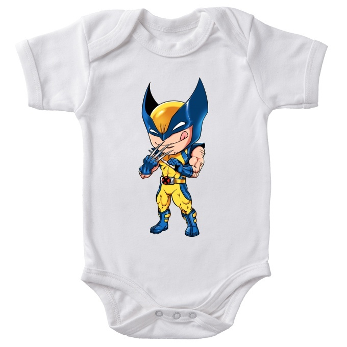 wolverine baby onesie