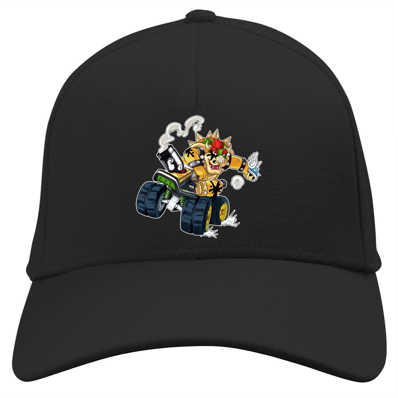 Cappello Rosso Borgogna parodia Mario Kart - Bowser (Cappello di qualità  premium - Stampata in Francia - 765 - Rif : 765)