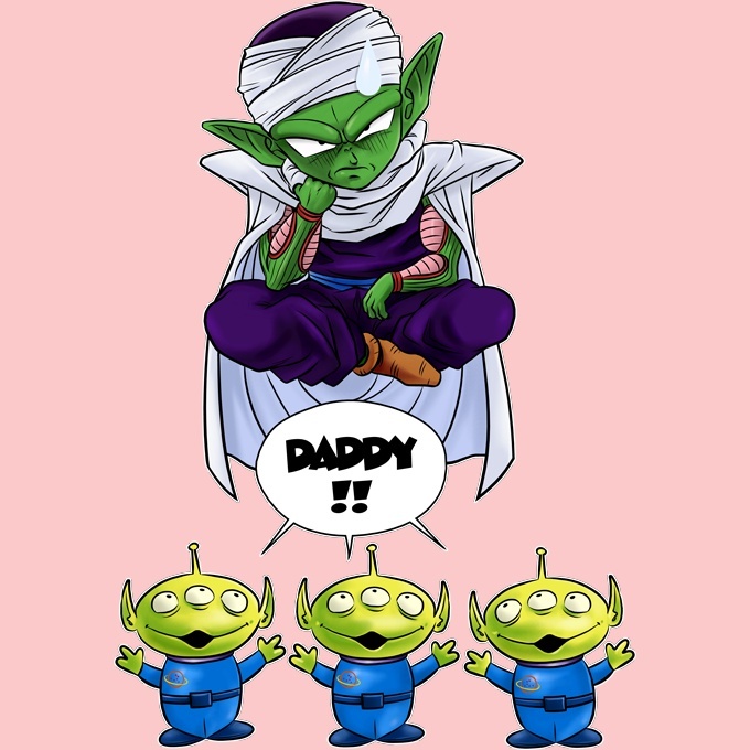 Dragon Ball Z Dbz Parody Pink Short Sleeved Baby Bodysuit Girls Piccolo And Aliens Funny Dragon Ball Z Dbz Parody High Quality Babygrow Size 724 Ref 724