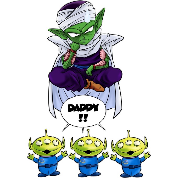 Dragon Ball Z Dbz Parody White Short Sleeved Baby Bodysuit Piccolo And Aliens Funny Dragon Ball Z Dbz Parody High Quality Babygrow Size 724 Ref 724