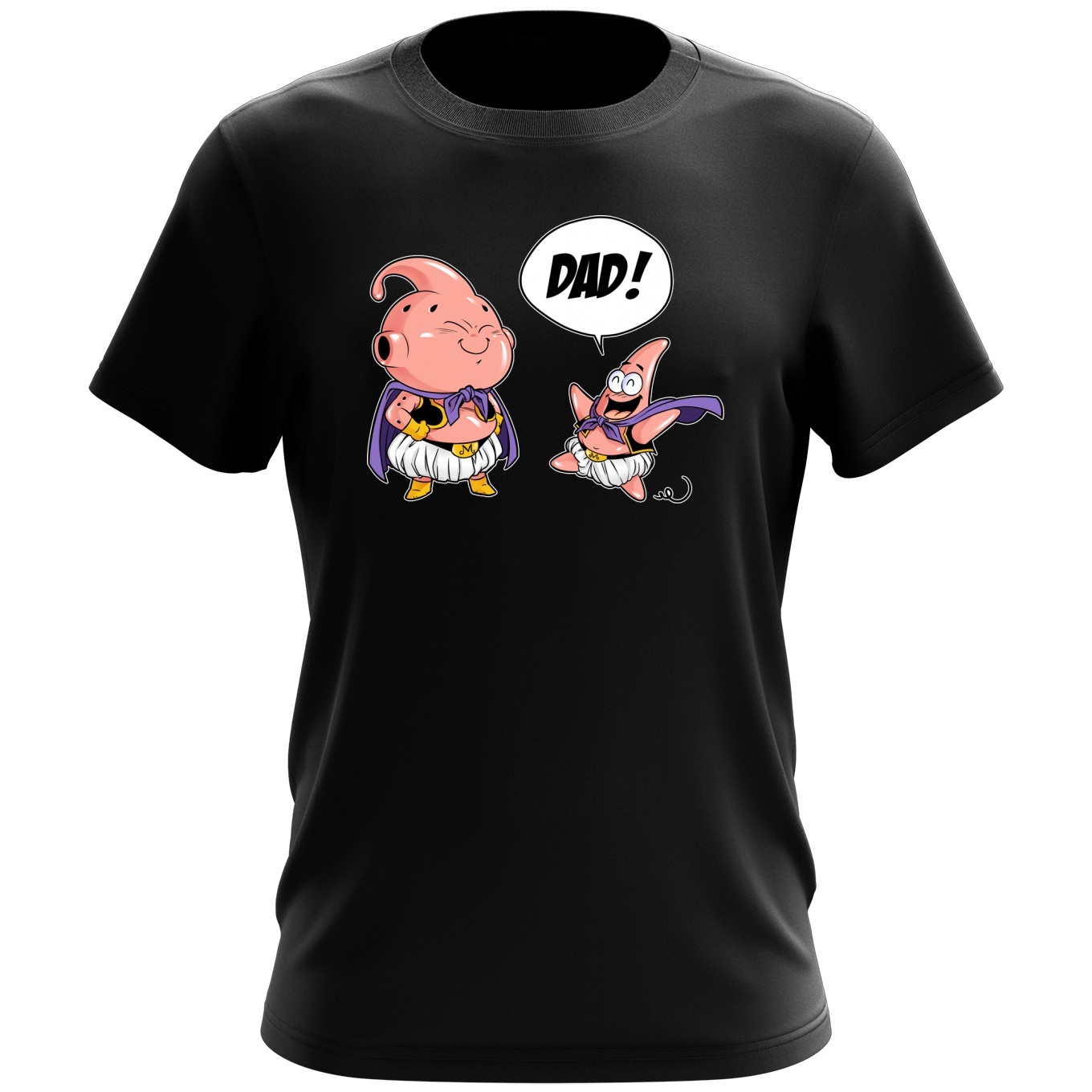 Dragon Ball Z DBZ Parody White Men s T shirt Majin Buu and