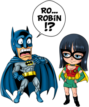 Parody of Dragon Ball GT: Batman and Robin