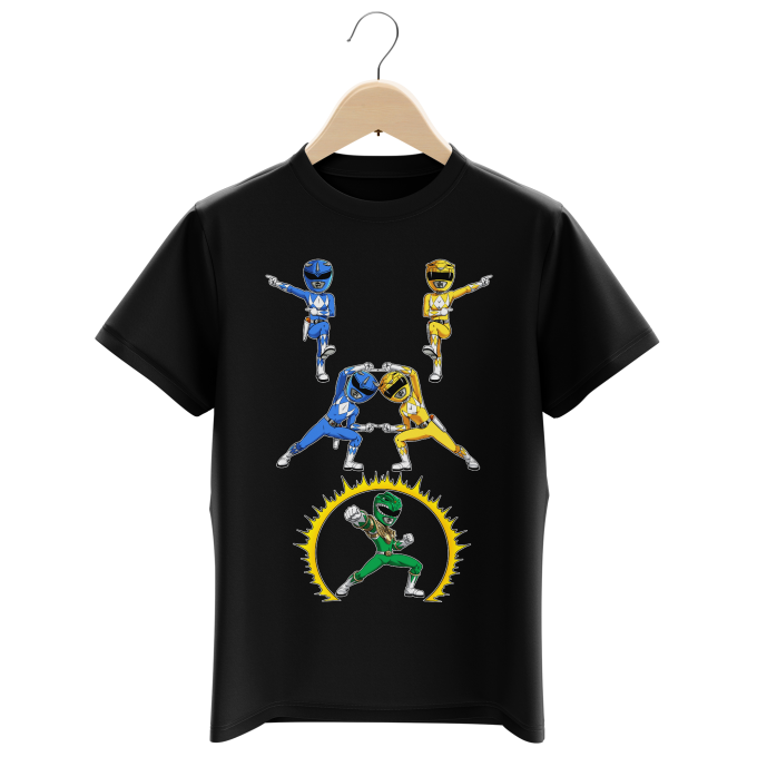 Power Rangers - Camiseta manga corta para niño