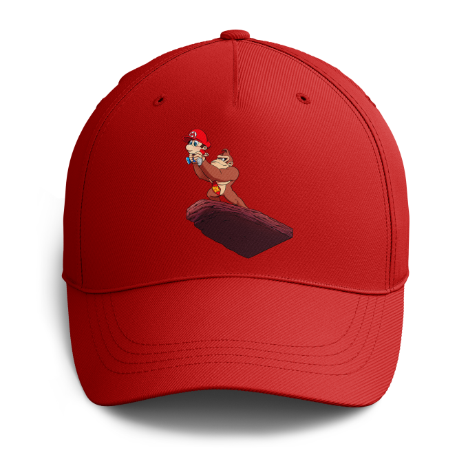 Cappello Rosso Borgogna parodia Super Mario - Donkey Kong e Baby