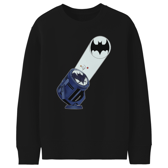 Batman;Dark Night Parody Kids Sweater - Batman - Bat-Signal (Funny Batman;Dark  Night Parody - High Quality Pullover - Size 426 - Ref : 426)