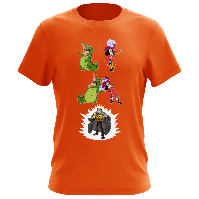 One Piece Parody Orange Men S T Shirt Sir Crocodile The Shichibukai Funny One Piece Parody High Quality T Shirt Size 485 Ref 485