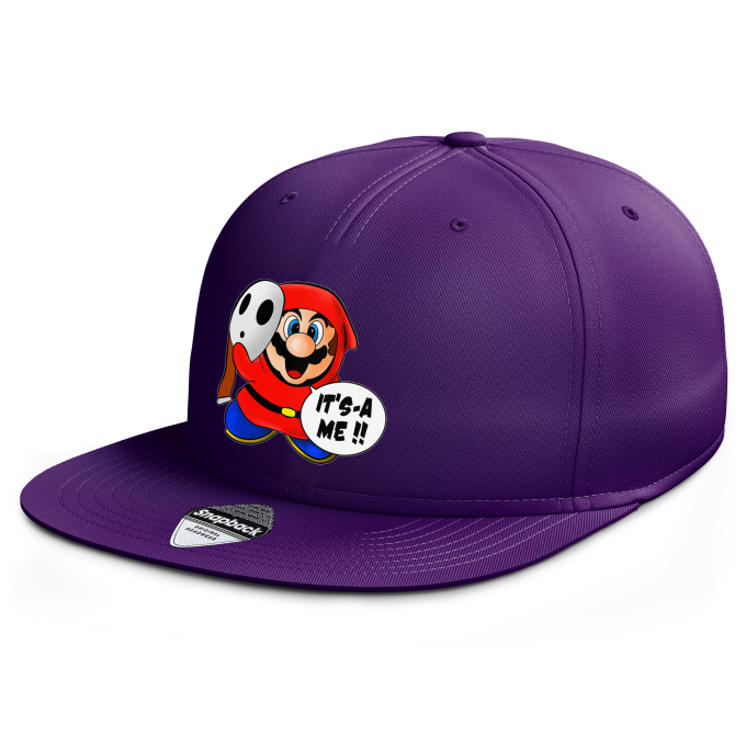 purple mario hat