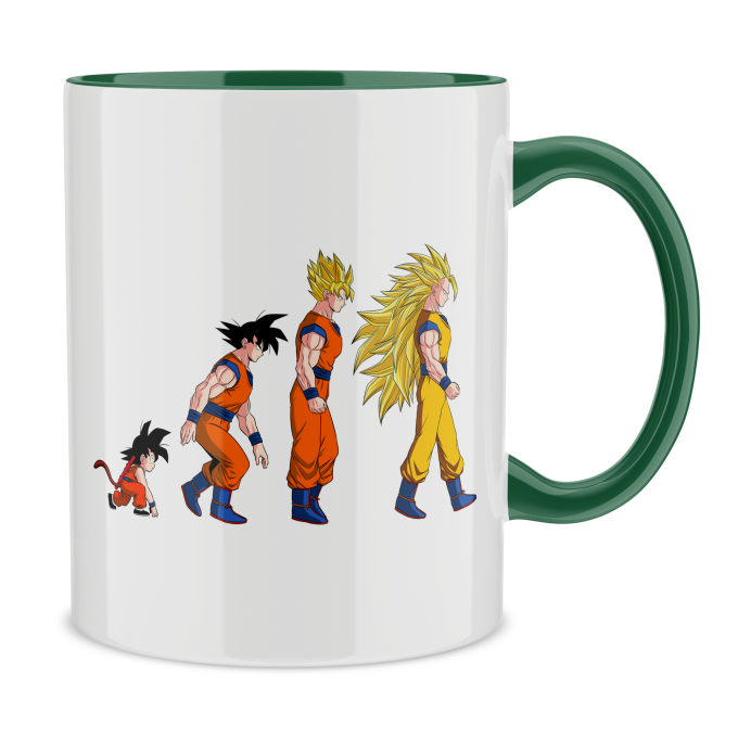 Dragonball Super - Tazza – Son Goku Transformations – Tazza con logo – Mug  – Confezione regalo