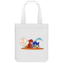 Sac Tote Bag en coton Bio Parodies Jeux Vido