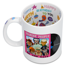 One Piece Lustiges Geburtstagsbecher (Tasse) mit Druck auf dem Henkel, innen  und außen - Garp, Akainu, Aokiji, Kizaru, Sengoku und Smoker (One Piece  Parodie signiert OKIWOKI - Hochwertiges Tasse - Ref : 85)